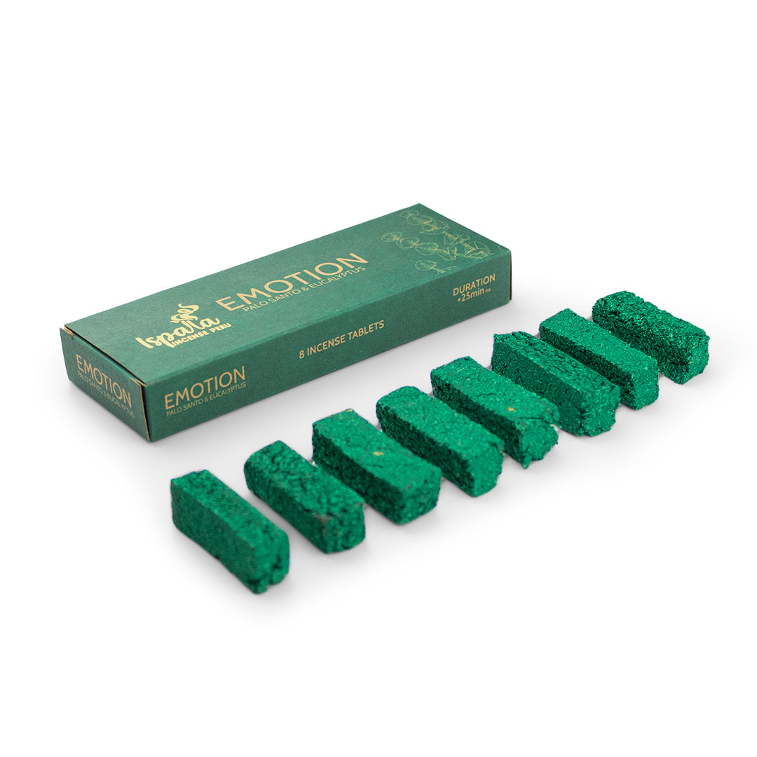 Emotion - Palo Santo & Eucalyptus Incense Tablets