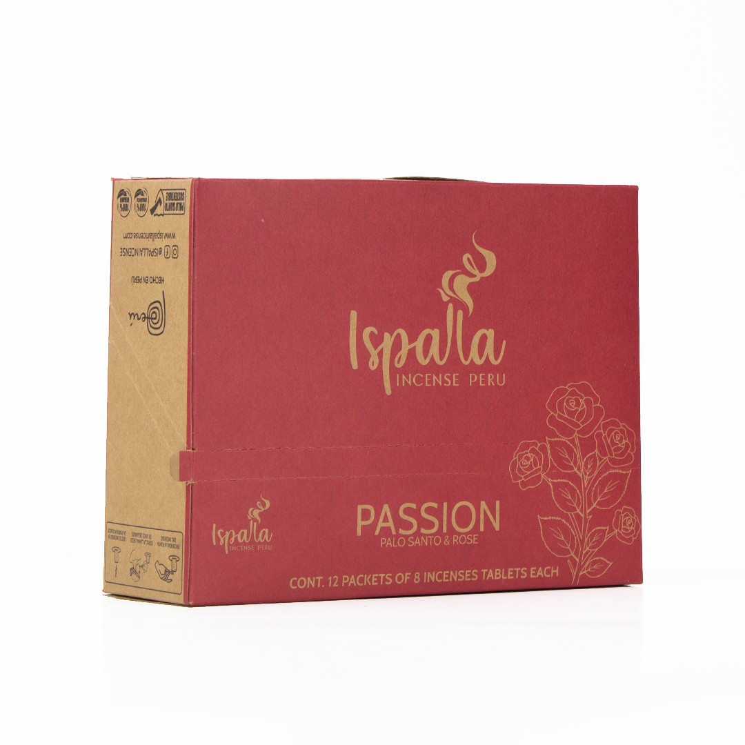 Passion - Palo Santo & Rose Incense Tablets