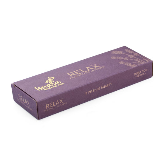 Relax - Palo Santo & Lavender Incense Tablets