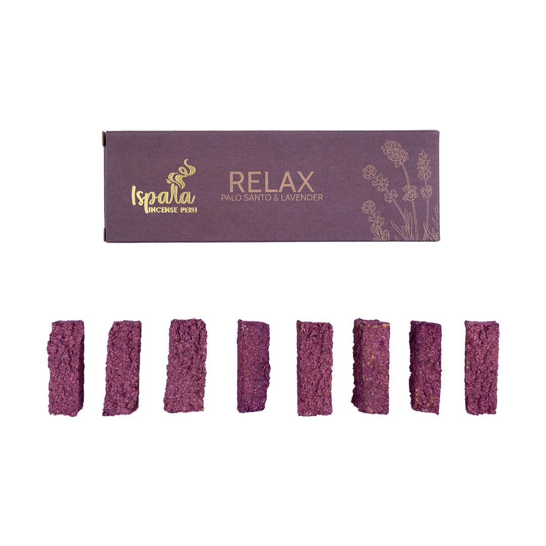 Relax - Palo Santo & Lavender Incense Tablets